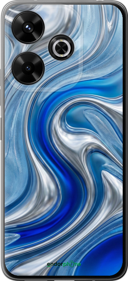 Силиконовый чехол Liquid Chrome для Xiaomi Poco M6 4G - 6781u-3798 изображение 