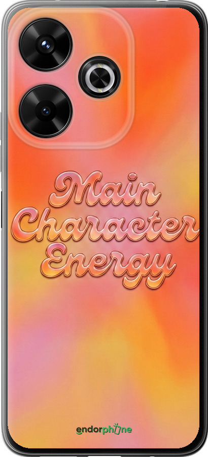 Силиконовый чехол Aura Gradient Main Character Energy Aesthetic Y2K для Xiaomi Redmi 13 4G - 6783u-3751 изображение 