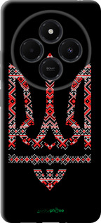 TPU чехол Герб - вишиванка на чорному фоні для Xiaomi Redmi 14C - 1196b-3768 изображение 