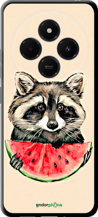 TPU чехол Енотик с арбузом для Xiaomi Redmi 14C - 4605b-3768 изображение 