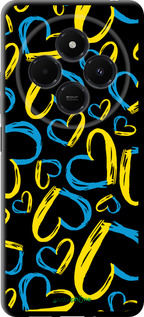 TPU чехол Сердца UA для Xiaomi Redmi 14C - 5292b-3768 изображение 