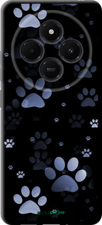 TPU чехол З синіми відбитками лап для Xiaomi Redmi 14C - 6441b-3768 изображение 