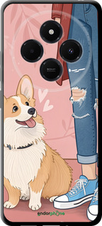 TPU чехол Корги 3 для Xiaomi Redmi 14C - 6707b-3768 изображение 