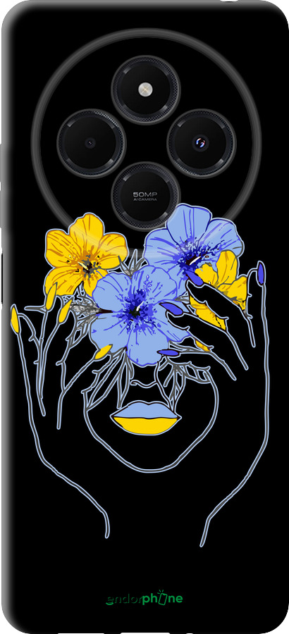 TPU чехол Девушка v4 для Xiaomi Redmi 14C - 5276b-3768 изображение 