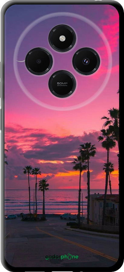 TPU чехол Пальмы для Xiaomi Redmi 14C - 5873b-3768 изображение 