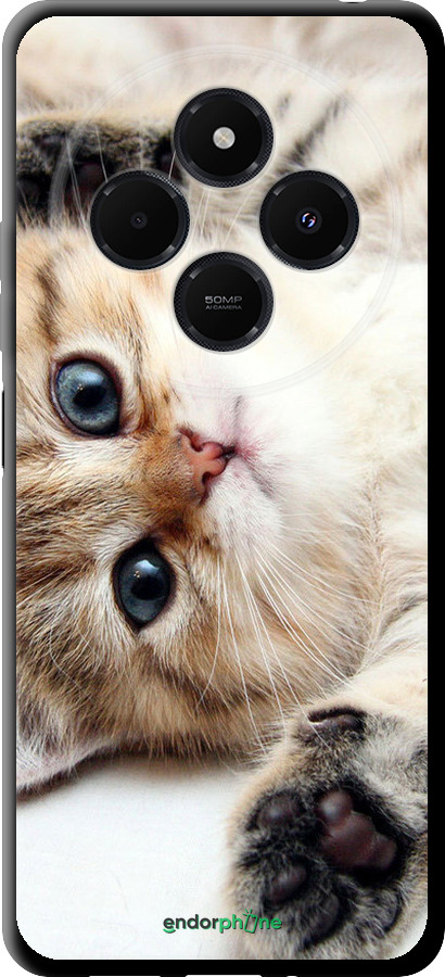 TPU чехол Котик для Xiaomi Redmi 14C - 6024b-3768 изображение 
