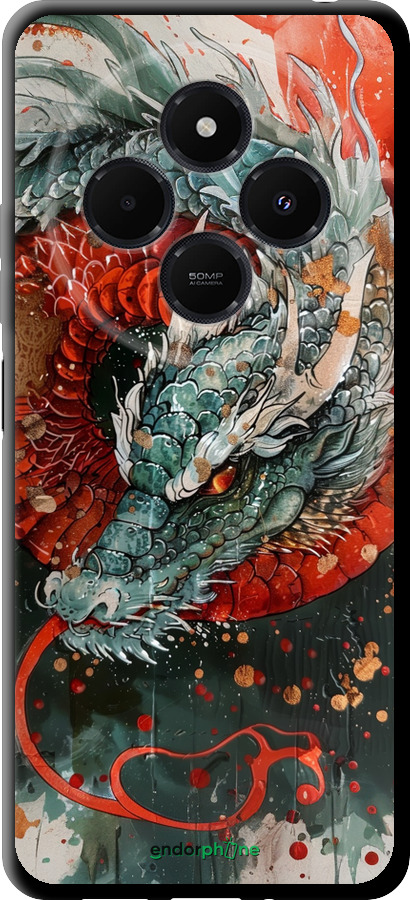 TPU чехол Стихия огня для Xiaomi Redmi 14C - 6101b-3768 изображение 