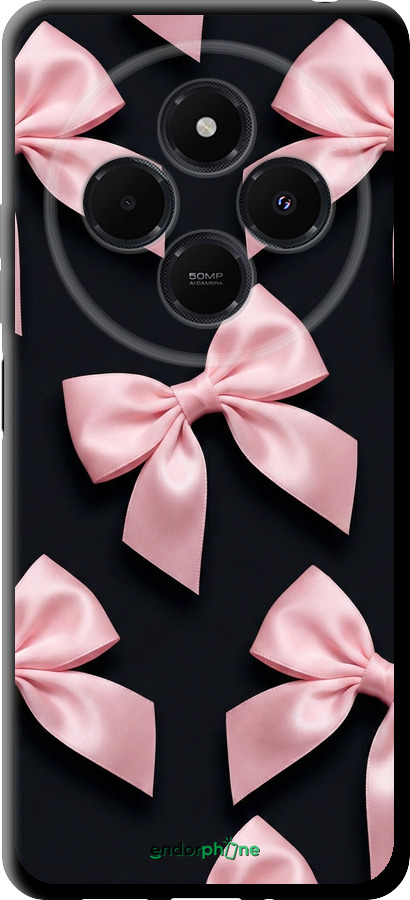 TPU чехол Coquette Ribbons Dark Coquette для Xiaomi Redmi 14C - 6767b-3768 изображение 