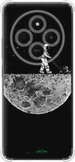 Силикон с усиленными углами чехол Moon in dark для Xiaomi Poco M7 - 4176sp-4141 изображение 