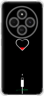 Силикон с усиленными углами чехол Подзарядка сердца для Xiaomi Poco M7 - 4274sp-4141 изображение 