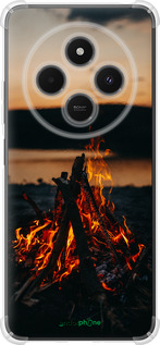 Силикон с усиленными углами чехол Огонь для Xiaomi Poco M7 - 6021sp-4141 изображение 