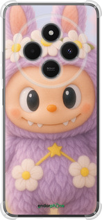 Силикон с усиленными углами чехол Лабубу 1 для Xiaomi Poco M7 - 6709sp-4141 изображение 