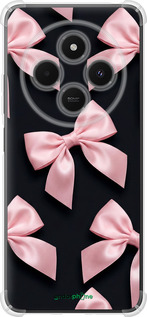 Силіконовий протиударний с посиленими кутами чехол Coquette Ribbons Dark Coquette для Xiaomi Poco M7 - 6767sp-4141 изображение 