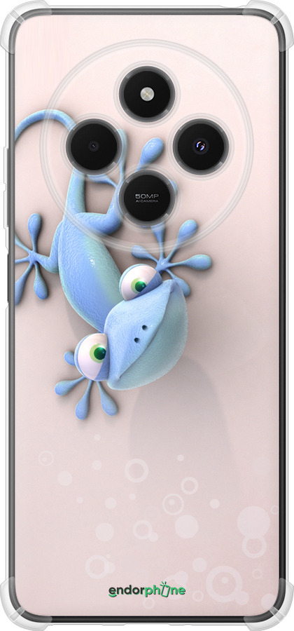 Силикон с усиленными углами чехол Геккончик для Xiaomi Poco M7 - 1094sp-4141 изображение 