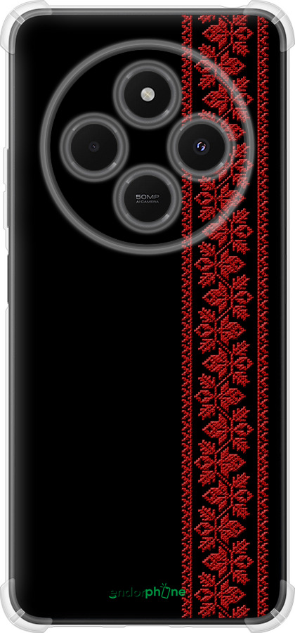 Силикон с усиленными углами чехол Вышиванка 53 для Xiaomi Poco M7 - 2041sp-4141 изображение 