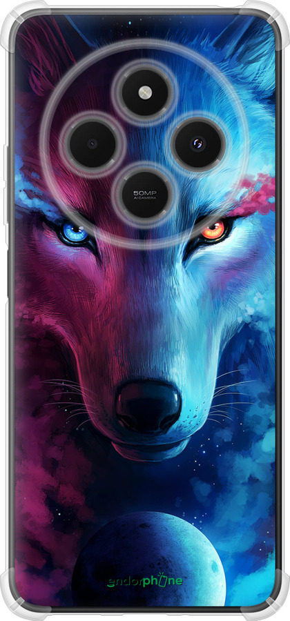 Силикон с усиленными углами чехол Арт-волк для Xiaomi Poco M7 - 3999sp-4141 изображение 