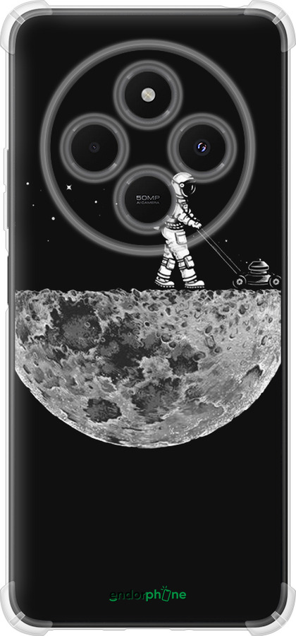 Силикон с усиленными углами чехол Moon in dark для Xiaomi Poco M7 - 4176sp-4141 изображение 
