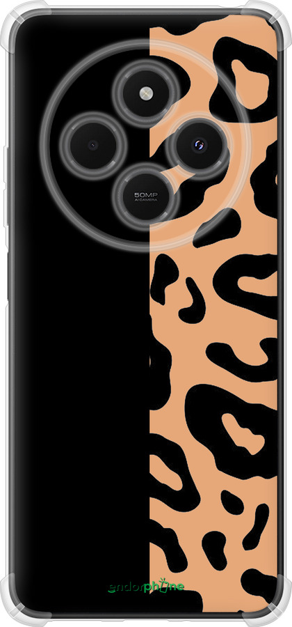 Силикон с усиленными углами чехол Пятна леопарда для Xiaomi Poco M7 - 4269sp-4141 изображение 