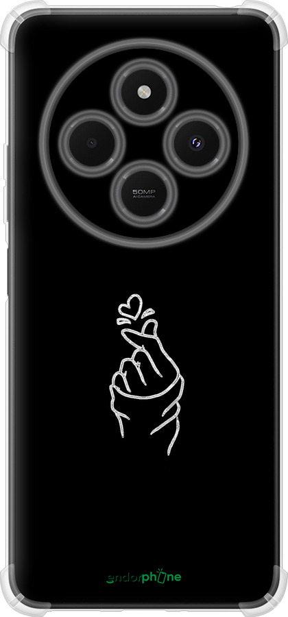 Силикон с усиленными углами чехол Love You для Xiaomi Poco M7 - 4298sp-4141 изображение 
