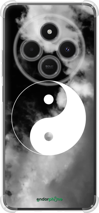 Силикон с усиленными углами чехол Инь и Янь для Xiaomi Poco M7 - 4389sp-4141 изображение 
