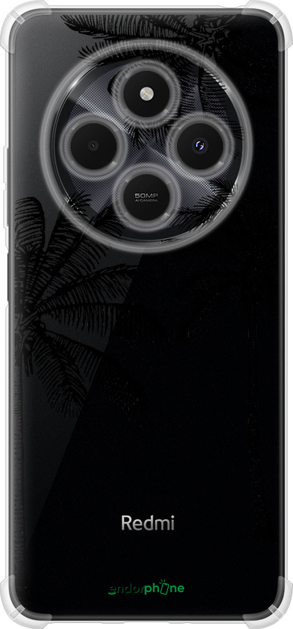 Силикон с усиленными углами чехол Пальмы1 для Xiaomi Poco M7 - 4634sp-4141 изображение 