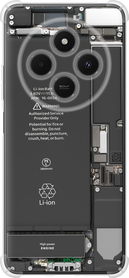 Силикон с усиленными углами чехол Детали смартфона для Xiaomi Poco M7 - 5487sp-4141 изображение 