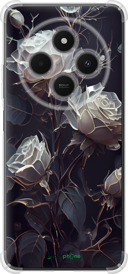 Силикон с усиленными углами чехол Розы 2 для Xiaomi Poco M7 - 5550sp-4141 изображение 