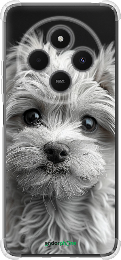 Силикон с усиленными углами чехол Мальтипу на чорном фоне для Xiaomi Poco M7 - 6156sp-4141 изображение 