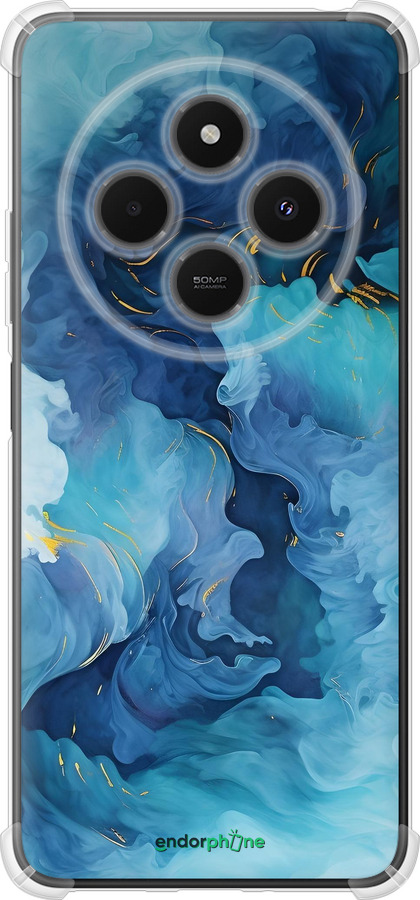 Силикон с усиленными углами чехол Акварель для Xiaomi Poco M7 - 6320sp-4141 изображение 