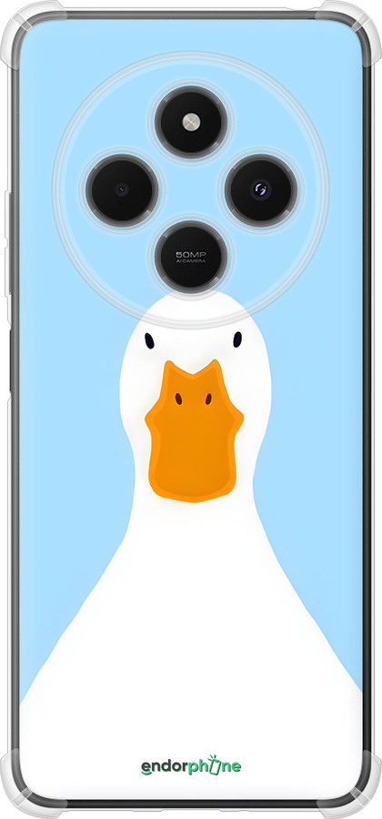 Силикон с усиленными углами чехол Гусь для Xiaomi Poco M7 - 6350sp-4141 изображение 