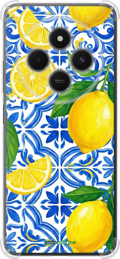 Силикон с усиленными углами чехол Grocery Girl Italian Summer для Xiaomi Poco M7 - 6766sp-4141 изображение 