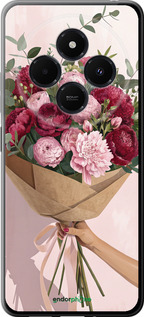 Силиконовый чехол Пионы 1 для Xiaomi Redmi 14C - 6705u-3768 изображение 
