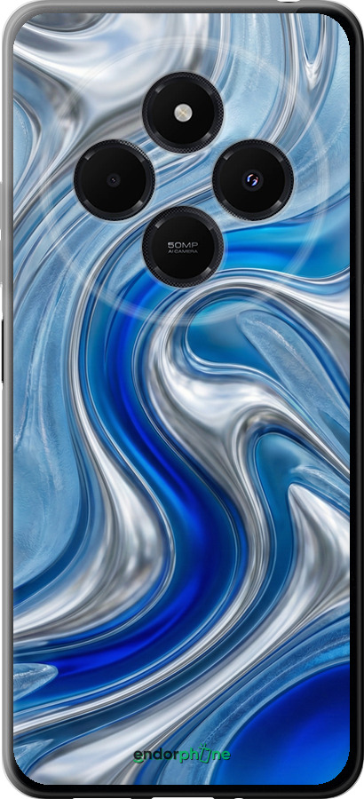 Силіконовий чехол Liquid Chrome для Xiaomi Redmi 14R - 6781u-3940 изображение 