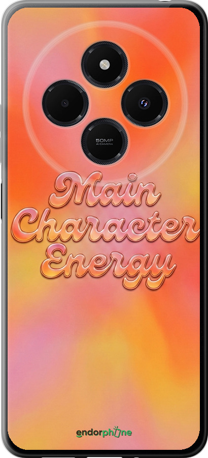 Силиконовый чехол Aura Gradient Main Character Energy Aesthetic Y2K для Xiaomi Poco C75 - 6783u-3937 изображение 