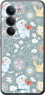 Силиконовый чехол Котята v3 для Xiaomi Redmi 15 4G - 1223u-4136 изображение 