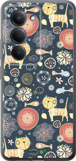 Силиконовый чехол Котята v4 для Xiaomi Redmi 15 4G - 1224u-4136 изображение 