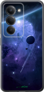 Силиконовый чехол Планеты в синем космосе для Xiaomi Redmi 15 4G - 171u-4136 изображение 