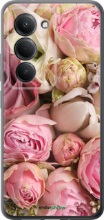 Силиконовый чехол Розы v2 для Xiaomi Redmi 15 4G - 2320u-4136 изображение 