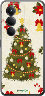 Силиконовый чехол Новогодняя елка для Xiaomi Redmi 15 4G - 4198u-4136 изображение 