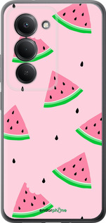 Силиконовый чехол Розовый арбуз для Xiaomi Redmi 15 4G - 4314u-4136 изображение 