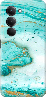 Силиконовый чехол Мраморный для Xiaomi Redmi 15 4G - 4895u-4136 изображение 