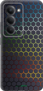 Силиконовый чехол Переливающиеся соты для Xiaomi Redmi 15 4G - 498u-4136 изображение 