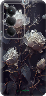 Силіконовий чехол Троянди 2 для Xiaomi Redmi 15 4G - 5550u-4136 изображение 