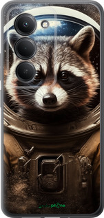 Силиконовый чехол Raccoon austronaut для Xiaomi Redmi 15 4G - 5581u-4136 изображение 