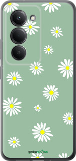 Силиконовый чехол Ромашки v4 для Xiaomi Redmi 15 4G - 5603u-4136 изображение 