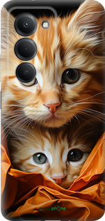 Силіконовий чехол Котики 2 для Xiaomi Redmi 15 4G - 5664u-4136 изображение 