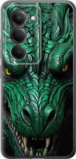 Силиконовый чехол Зелёный дракон v2 для Xiaomi Redmi 15 4G - 5817u-4136 изображение 