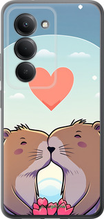 Силиконовый чехол Капибара любовь для Xiaomi Redmi 15 4G - 6027u-4136 изображение 