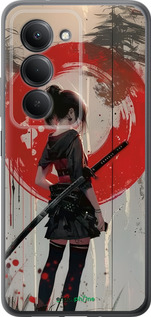 Силиконовый чехол Сумерки воина: Танец с катаной для Xiaomi Redmi 15 4G - 6123u-4136 изображение 