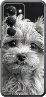 Силиконовый чехол Мальтипу на чорном фоне для Xiaomi Redmi 15 4G - 6156u-4136 изображение 